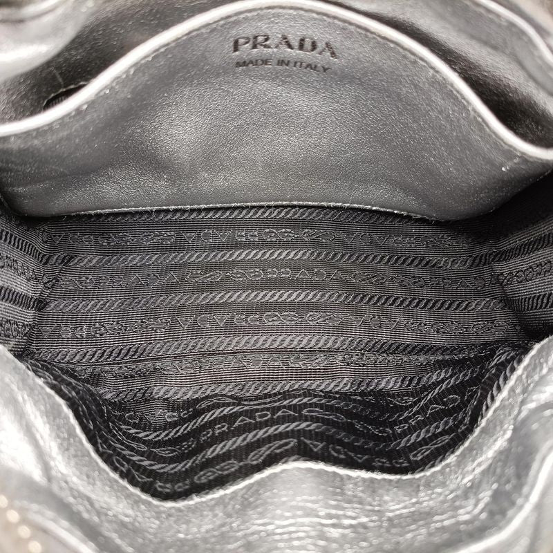 Prada Diagram Silver Leather 1bh08431/b