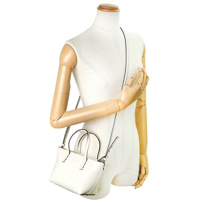 Fendi Handbag Roll Mini White