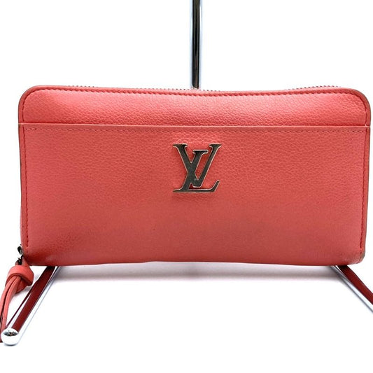 Louis Vuitton M69066 Zippy Lock Me Long Wallet Blossom Pink Leather Women