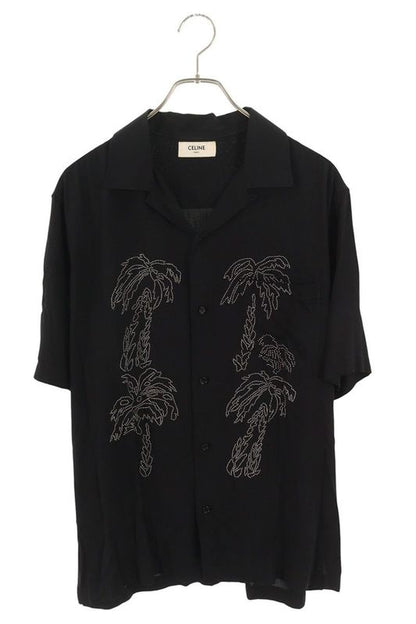 Celine 2c947852c Embroidery Short Sleeve Shirt Men 38