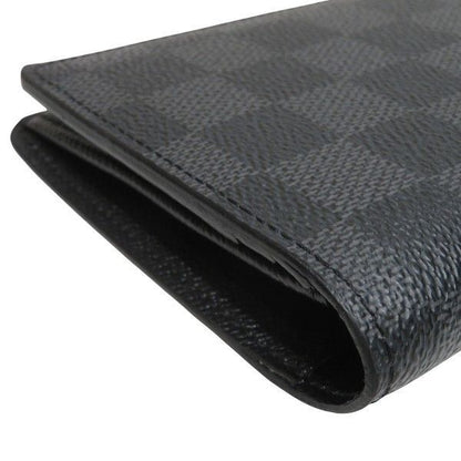Louis Vuitton Damier Graphite Portefeuille Blazer N62665 Long Wallet Bifold