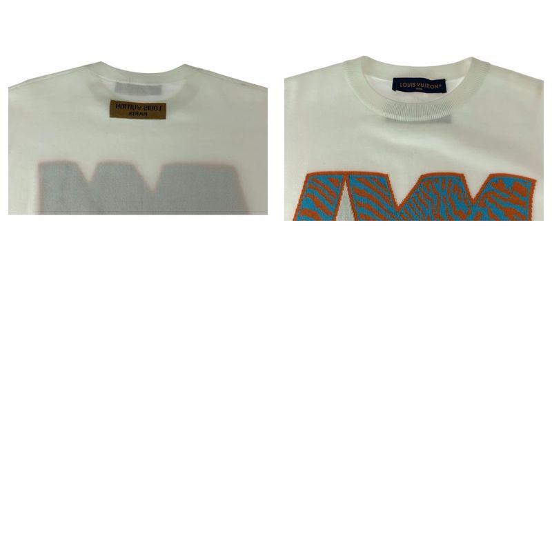 Louis Vuitton LVM Size S White Multicolor Hpn15wha0 Rm232m Short Sleeve T-shirt