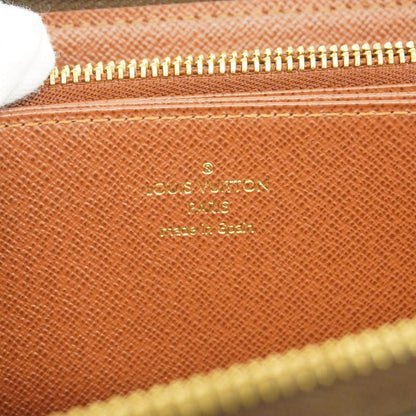 Louis Vuitton Long Wallet Monogram Zippy Wallet M42616 Brown Men Women Unisex