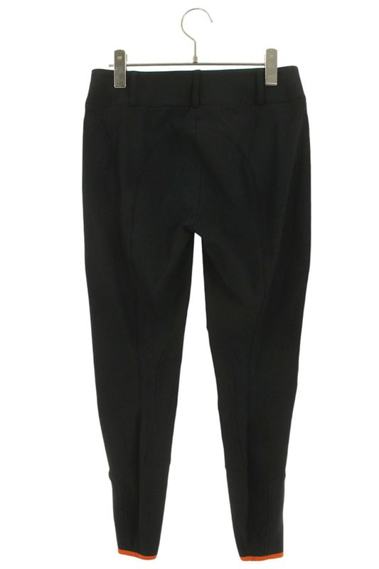 Hermes Jump Serie Button Stretch Jogger Riding Long Pants Women 36