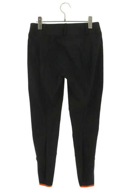 Hermes Jump Serie Button Stretch Jogger Riding Long Pants Women 36