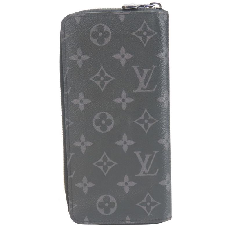 Louis Vuitton Long Wallet Zippy Wallet Vertical M62295 Monogram Eclipse Black