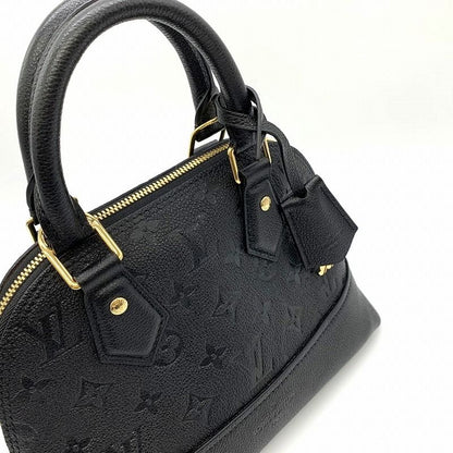 Louis Vuitton Alma BB M44829 Handbag Mini Bag Monogram Empreinte Black Women's