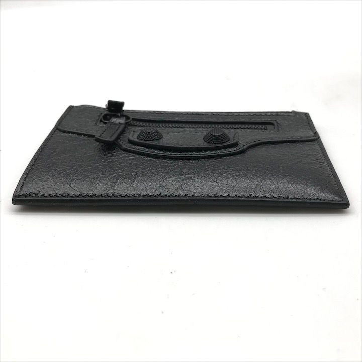 Balenciaga City Long Coin Card Case Holder Wallet Black Not Available in Japan