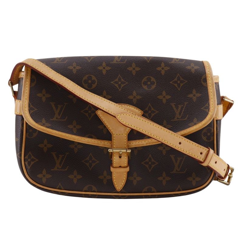 Louis Vuitton Sologne M42250 Monogram Canvas Brown Vi0026 Ladies Shoulder Bag