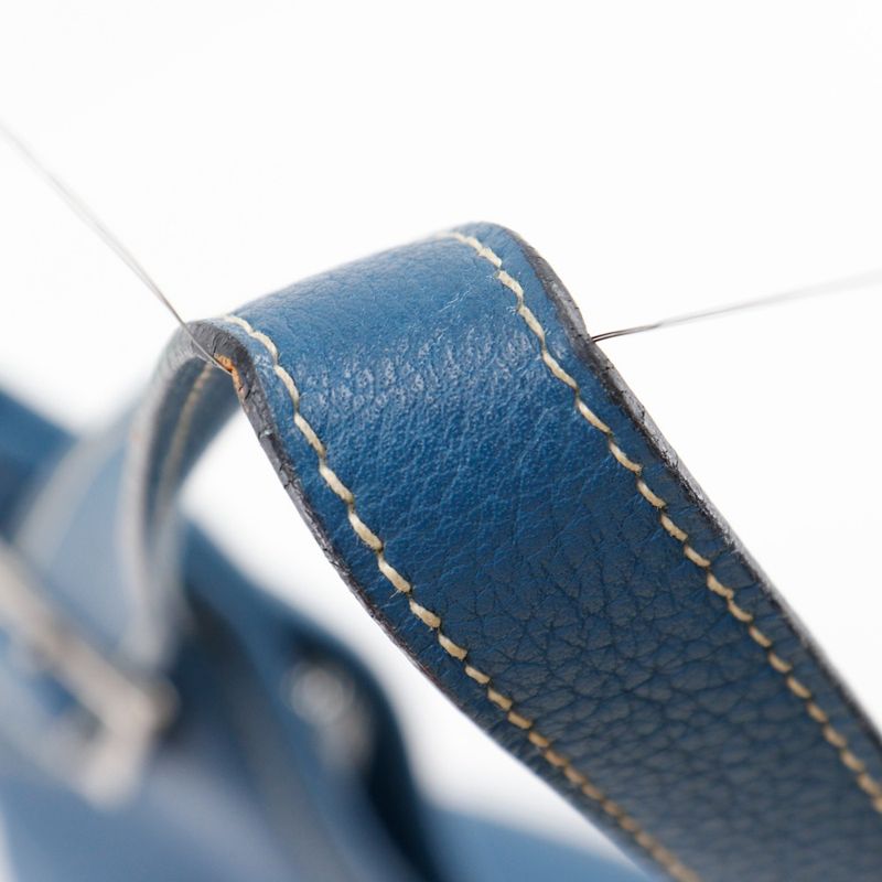 Hermes Masai PM Taurillon Clemence Blue □F Ladies Shoulder Bag