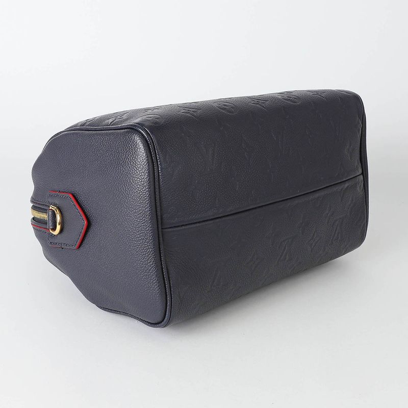 Louis Vuitton Handbag Speedy Bandouliere 25 Marine Rouge Rank A