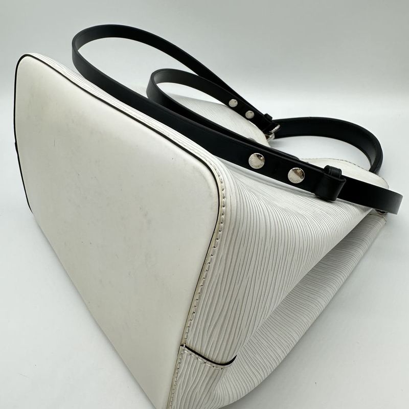 Louis Vuitton M53371 Neonoe Shoulder Bag Handbag 2way Black White Epi Women Men