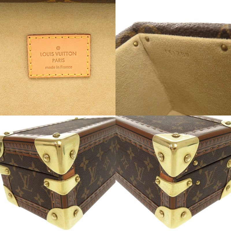 Louis Vuitton Coffret Tresor 20 Monogram Brown Jewelry Box LV 1447 Louis Vuitton