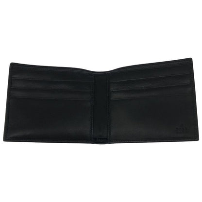 Gucci 034 3661 1042 Bifold Wallet Men's Black ONE SIZE