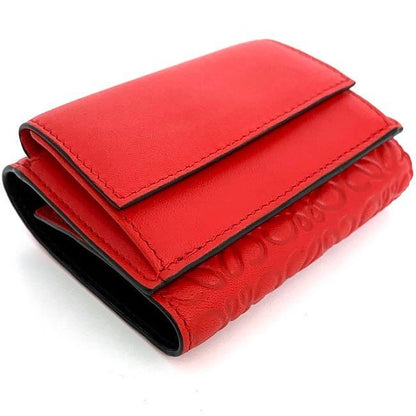 Loewe Trifold Wallet Red Anagram 107.55 S26