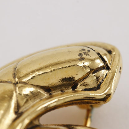 Chanel Coco Mark Matelasse Vintage Gold Plated Ladies 17.7g Brooch