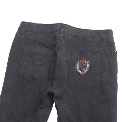 Louis Vuitton Cropped Pants Size 42 Cropped Tapered Emblem Patch Aged Finish