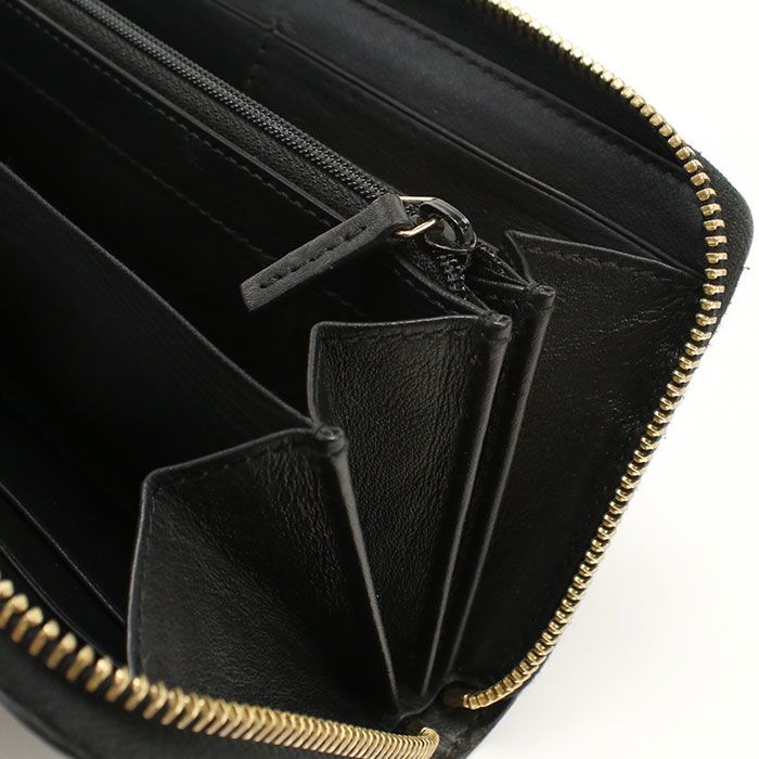 Gucci Zip Around Wallet 658839 Long Wallet Round Zipper Leather Unisex