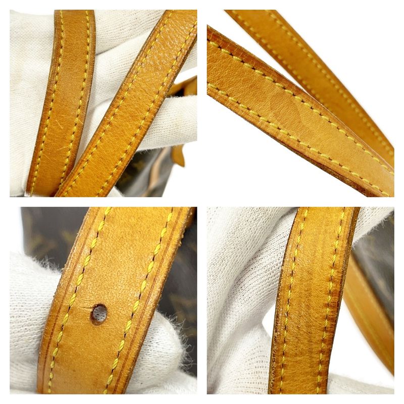 Louis Vuitton M42236 Monogram PVC Bucket GM Shoulder Bag Brown 386493