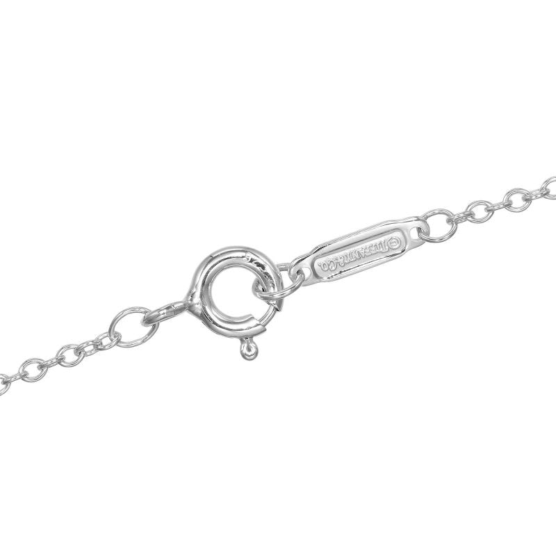 Tiffany & Co 1837 Interlocking 4 Circle Silver 925 X Rubed Metal Ladies 13g