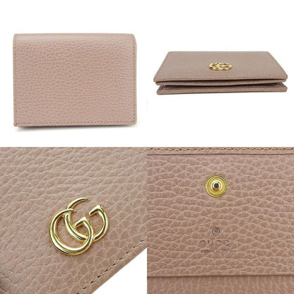 Gucci Bifold Walletcompact Wallet456126ggmarmontbeigegoldhardwareaccessoryfor