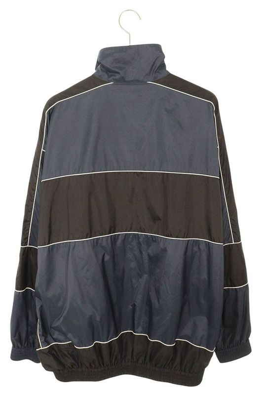 Balenciaga 623019 Tio54 Colorblock BB Logo Print Blouson Men's 44