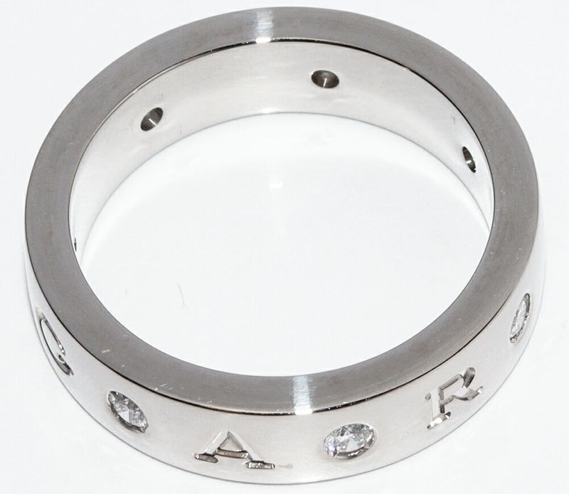 Bulgari Ring 18K White Gold Diamond 7p(020ct) Roman Sorbet Ring 354002