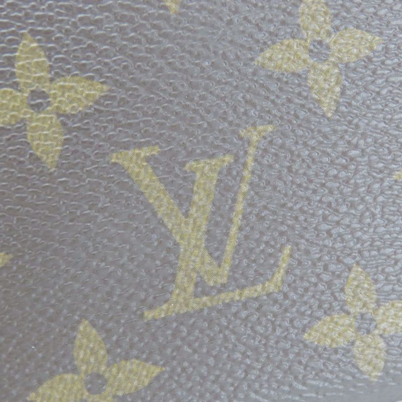 Louis Vuitton Portefeuille Clemence M60742 Monogram Fuchsia Brown Gold Hardware