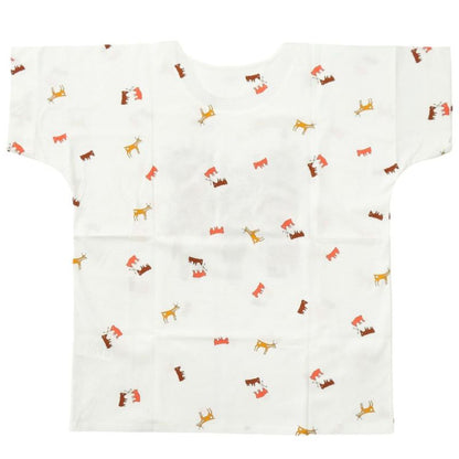 Hermes Kachina Cotton Size 44 White Multicolor Short Sleeve T-shirt 0355 Hermes
