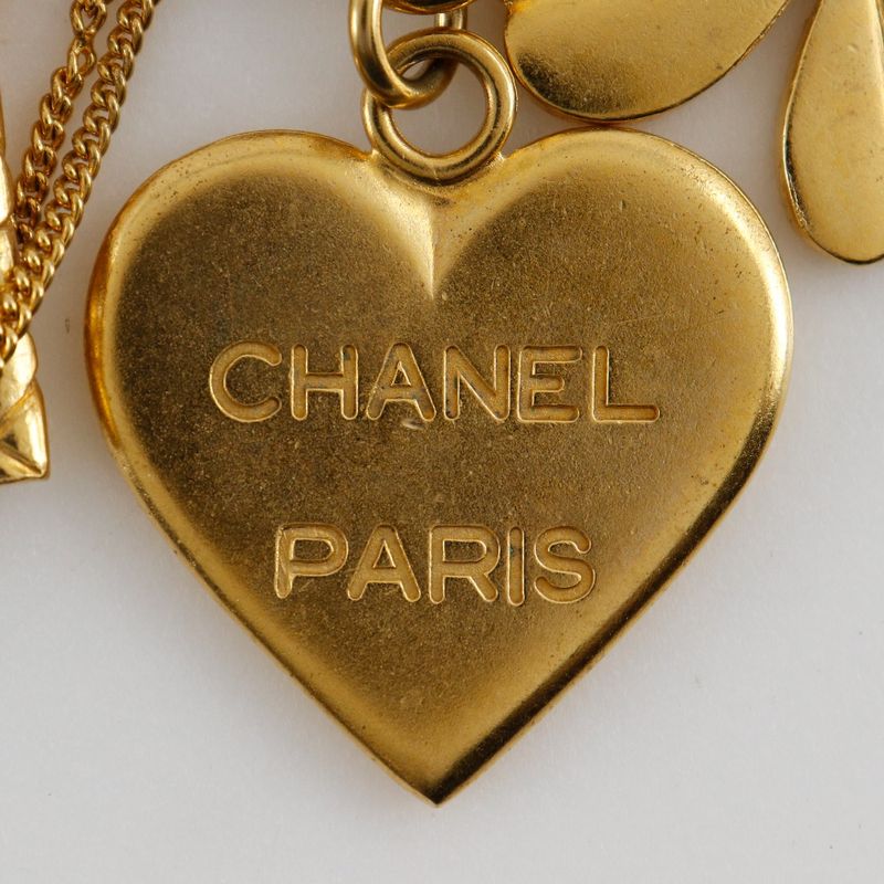 Chanel Icon Charm Vintage Coco Mark Gold Plated 96P Ladies 74.2g Brooch