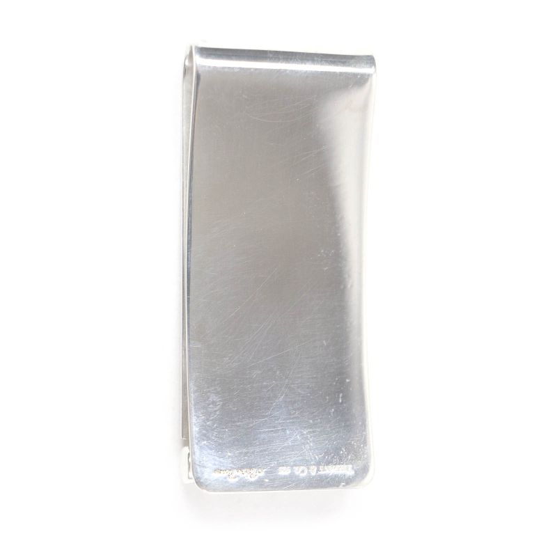 Tiffany & Co Sv925 Logo Square Bill Scissors Bill Clip Money Clip Silver Weight