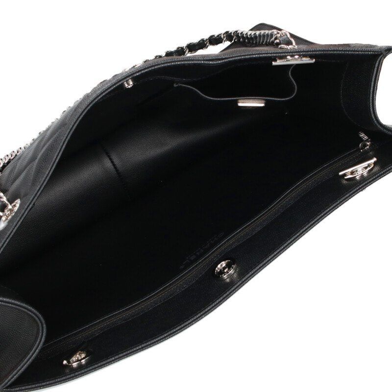 Chanel As4404 Caviar Skin Chain Shoulder Tote Bag Women