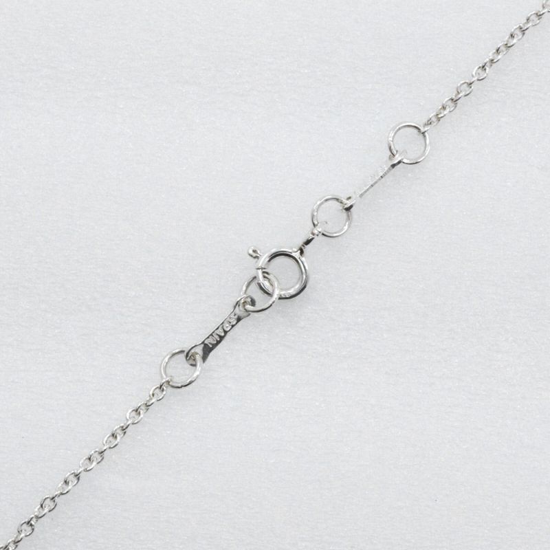 Tiffany & Co Open Heart Elsa Peretti 925 Silver Ladies 5.9g Necklace