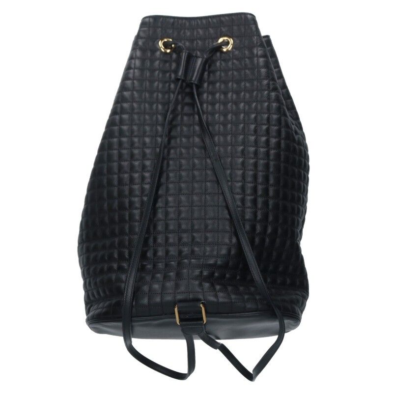 Celine Quilted Ccharm Leather Backpack Women