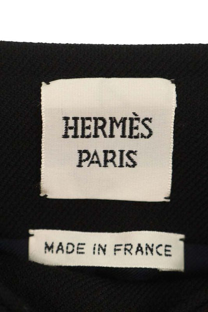 Hermes Waist Belt Flared Skirt Women 34