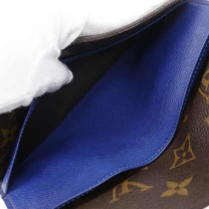 Louis Vuitton Portefeuille Josephine Three-fold M60164 Monogram Canvas Brown