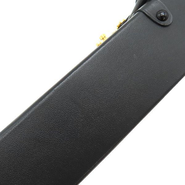 Louis Vuitton Shoulder Bag Pochette Trunk Vertical Epi Leather Black Gold