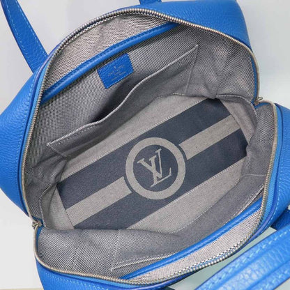 Louis Vuitton Dora Soft MM M50472 Shoulder Bag 2WAY Blue Silver-hardwar