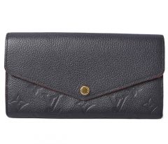 Louis Vuitton Wallet M62125 Monogram Empreinte Portefeuille Sarah Marline Rouge