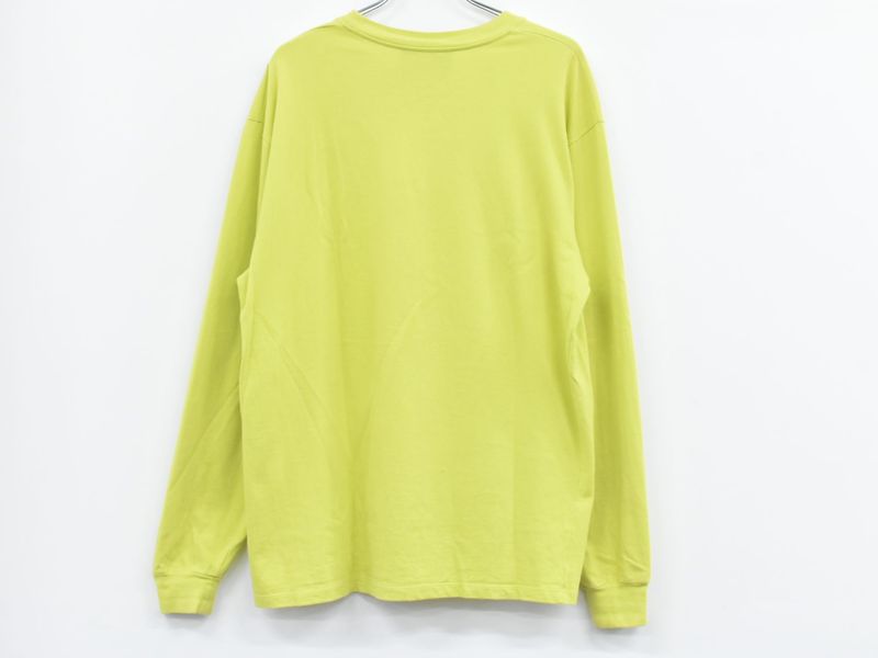 Object Gucci Logo Long T-shirt Long Sleeve Tops M Cotton Neon Yellow Clothing