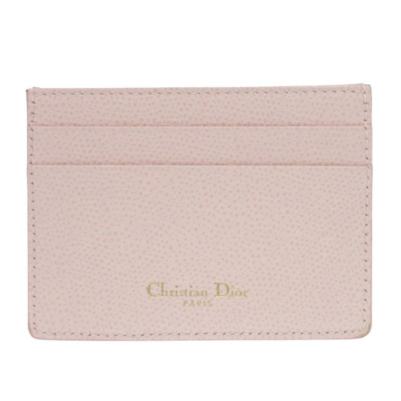 Christian Dior Leather Pink Card Case 0786 Christian Dior