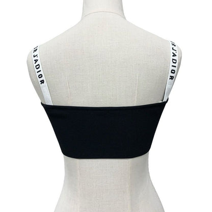 Christian Dior Top Black White Bra Bralette
