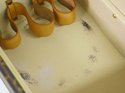 Authentic Louis Vuitton LV Bois Flacon Monogram Makeup Box Vanity Case Brown