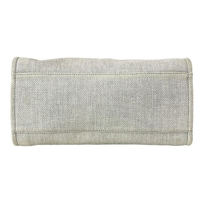 Chanel Tote Bag Deauville Line GM Light Gray X Black 2WAY / Chain Shoulder /