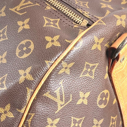 Louis Vuitton Boston Bag Sac Porochon M41220 Monogram Canvas Brown