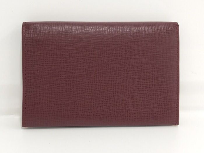 Cartier Card Case Pass Case Must Line Leather Bordeaux