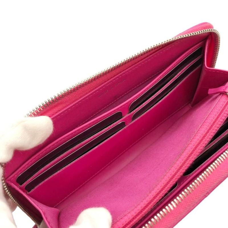 11132 Chanel Matelasse Round Zipper Long Wallet