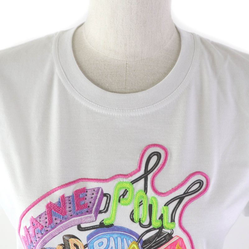 Hermes 23SS 100% Cotton Chevaloscope Print Embroidery Crew Neck Short Sleeve