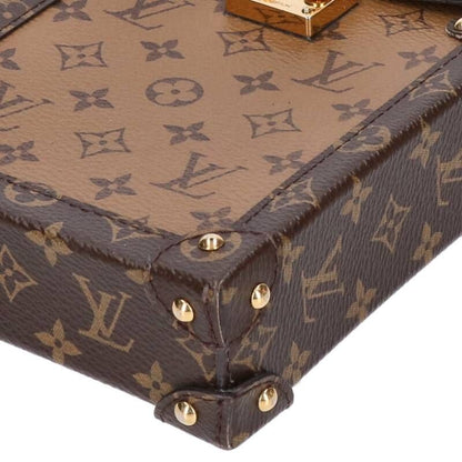 Louis Vuitton M67873 Pochette Trunk Vertical Monogram Reverse Shoulder Bag Women