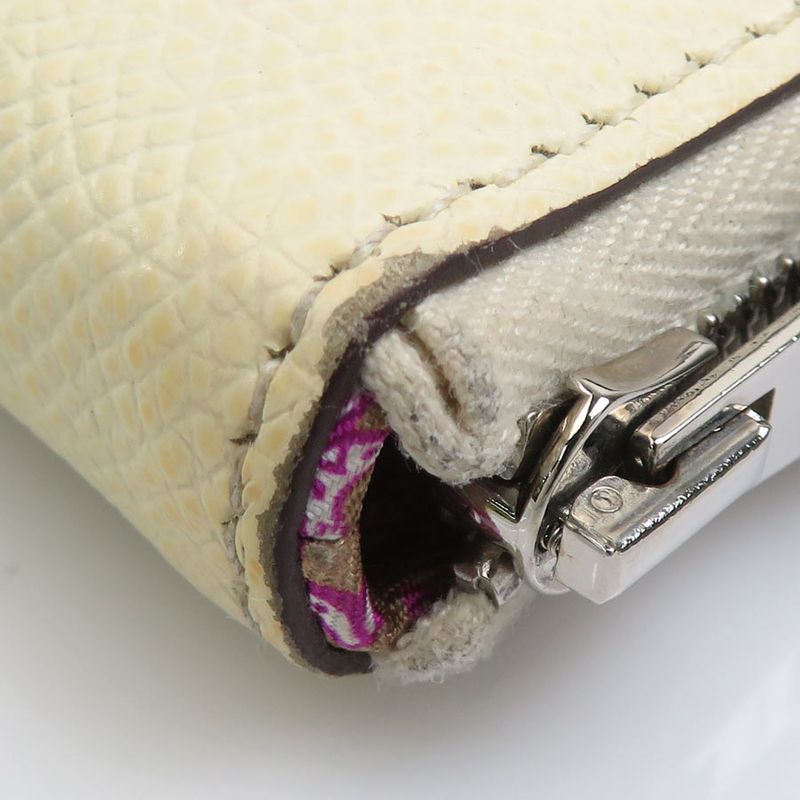 Hermes Round Zipper Long Wallet Azap Long Silk Quin